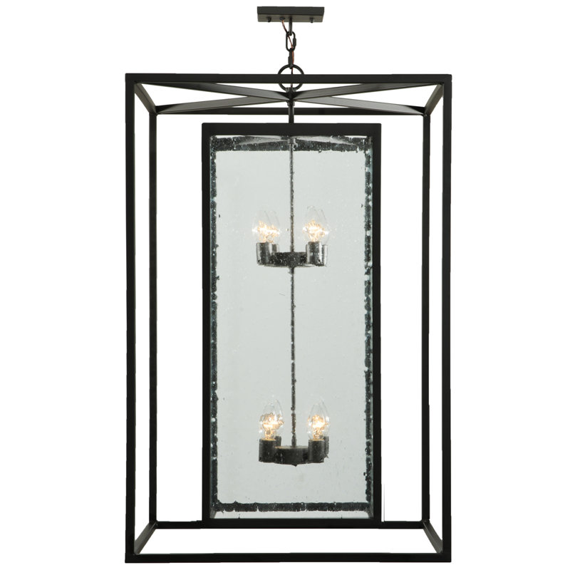 Lustre carré 28 po Kitzi