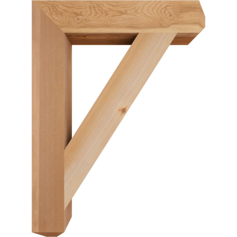 Support pour artisan traditionnel, H 30 po x l 3,5 po x P 22 po, Cèdre rouge de l'Ouest (lisse)