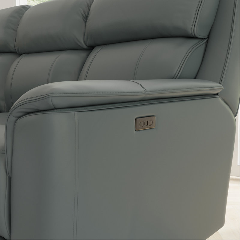 Canapé inclinable électrique, Bleu saphir