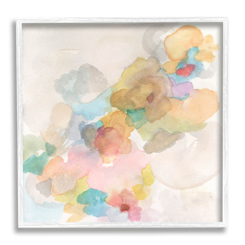 Art moderne et giclée par Jodi Fuchs, H 24 po x l 24 po x P 1,5 po, Giclée encadrée blanc bord de mer