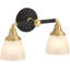 Devonshire 2 Light Indoor Bathroom Vanity Light Fixture, Position Facing Up or Down, UL Listed-1079900199