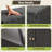 Shoe Storage Bench, 39.4" Wide Entryway Bench With Cushion and Adjustable Shelf-974715514