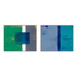 Bold In Blue Set Of 2 Print by Andrea Stokes