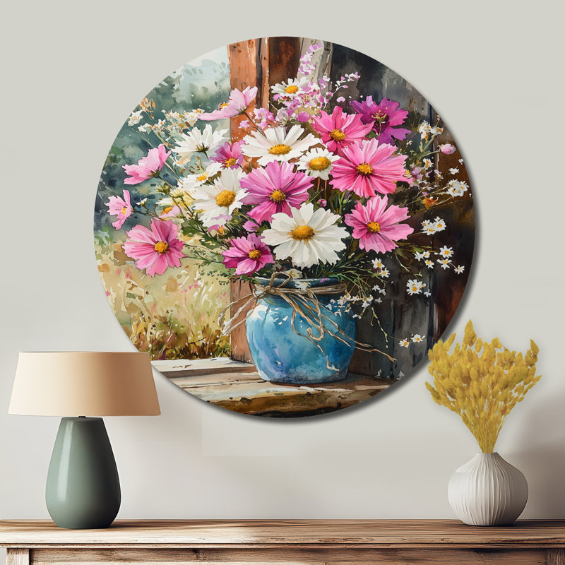 Décoration murale Keiyonna - Bouquets assortis, H 16 po x l 16 po