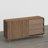 Hythe Modern Arc-Shaped Sideboard With Soft-Close Hinges & Solid Wood Legs-1174145511