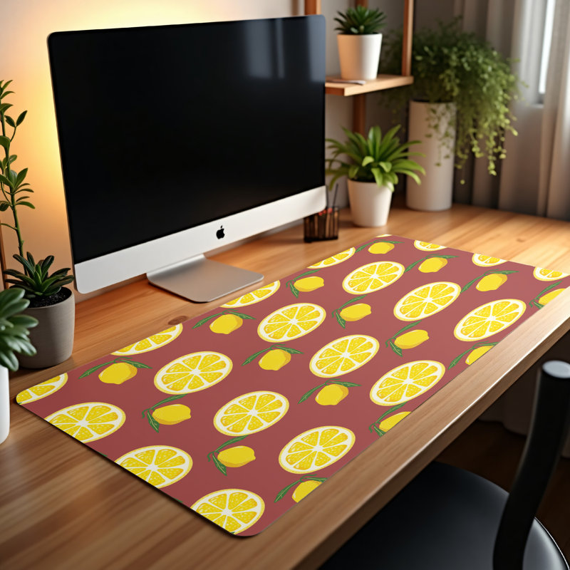 Polyester Desk Pad, 31.5x15.5
