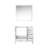 Dark Grey Bath Vanity 36 in. W x 22 in. D, Left Offset and 34 in. Mirrors-1358691012