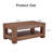Wood Coffee Table with Shelf-120867941