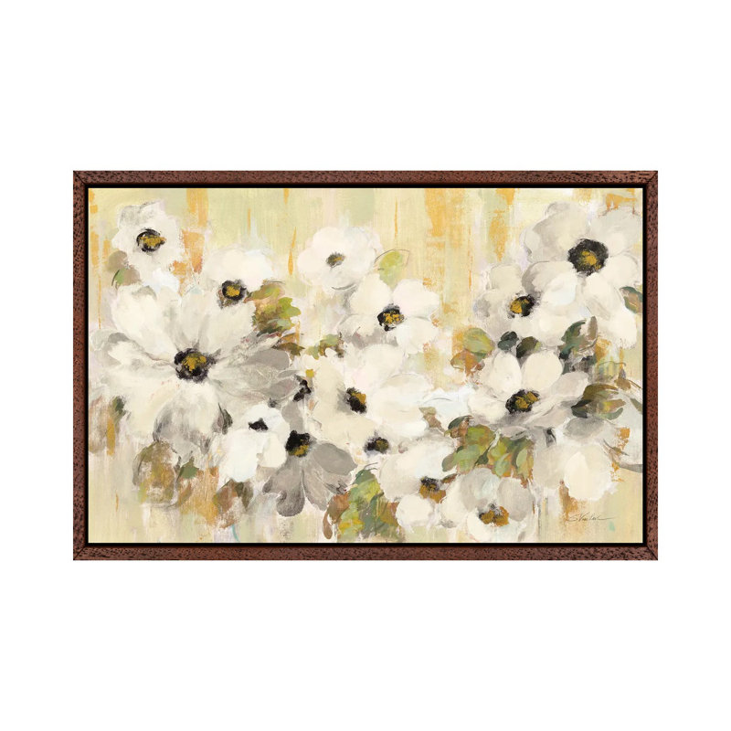 White And Green Bloom Crop by Silvia Vassileva - Gallery-Wrapped Canvas Giclée on Canvas, 66.04 cm H x 45.72 cm W