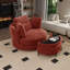Fauteuil demi-tonneau pivotant l 50 po avec repose-pieds-1785868593