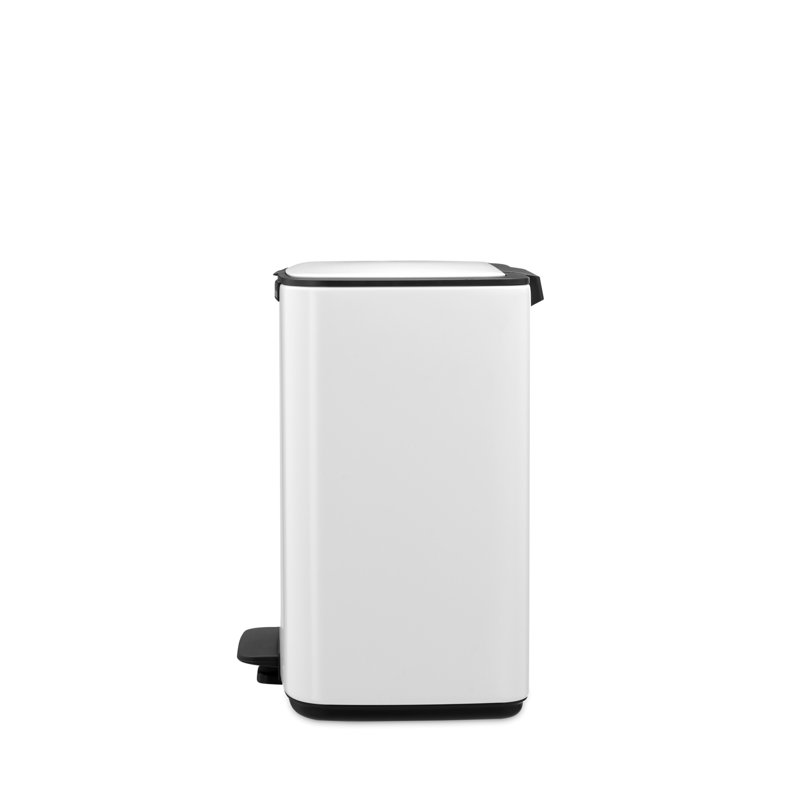Poubelle à pédale Bo, 3,2 gallons (12 litres), Blanc