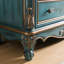 Retro multi-functional painted accent cabinet