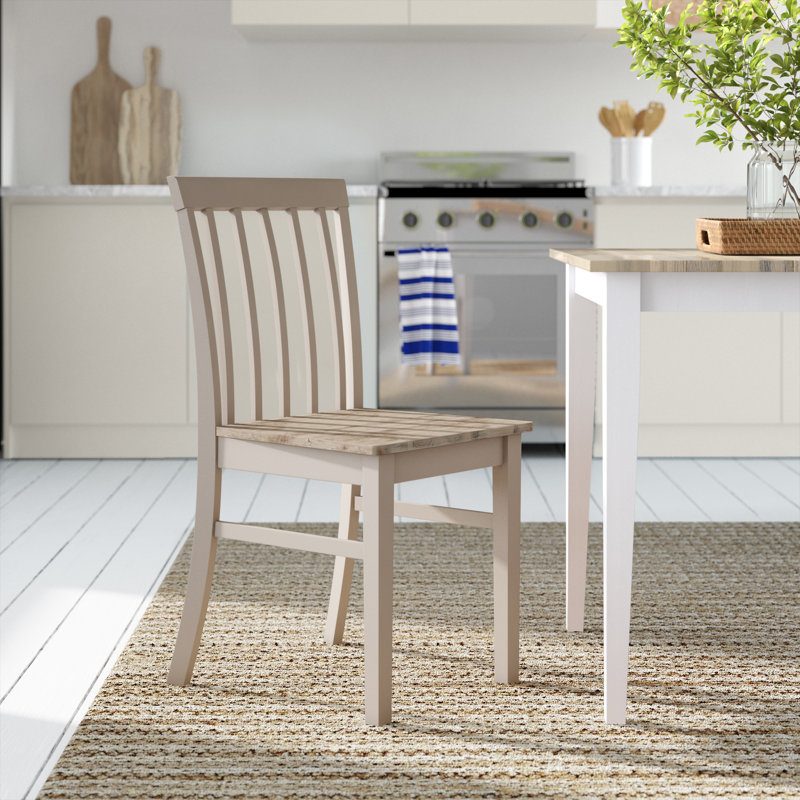 Taylor Slat Back Side Chair, Dove Grey