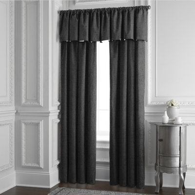 Solid Color Room Darkening Pinch Pleat Single Curtain Panel
