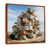 Brown Floater Framed Canvas