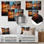 Cityscape Abstract Reflections Ii - Cityscapes, impressions murales en métal-491945042