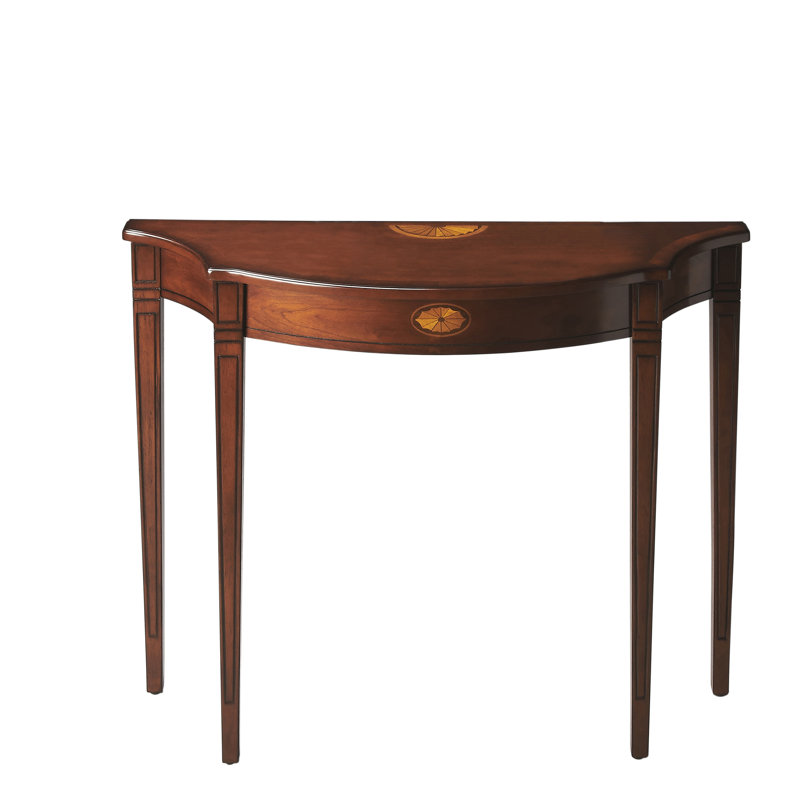 Joanne 36'' Console Table, Olive Ash Burl