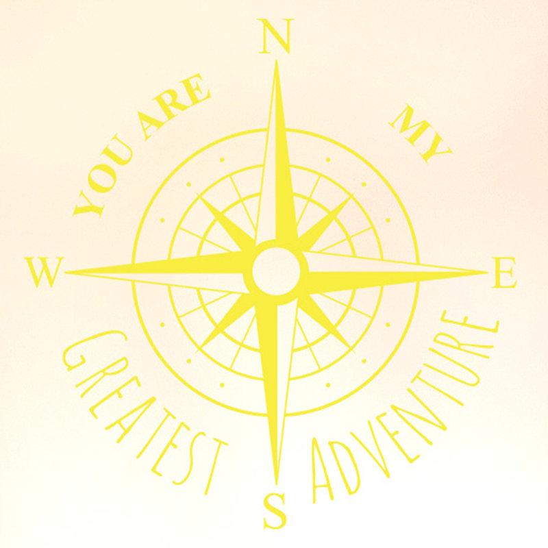 Wall Decal, Bright Yellow
