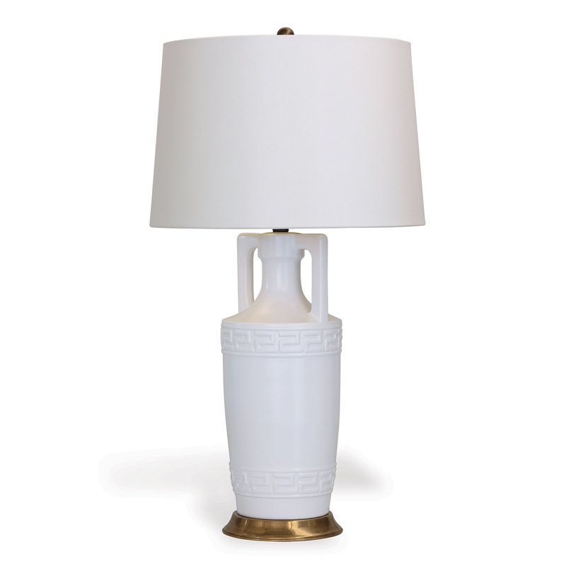 Lampe de table blanche 34 po Regency