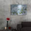 «Spring Cottage Hydrangeas» par Katrina Pete, art mural en métal, 36 po x 24 po
