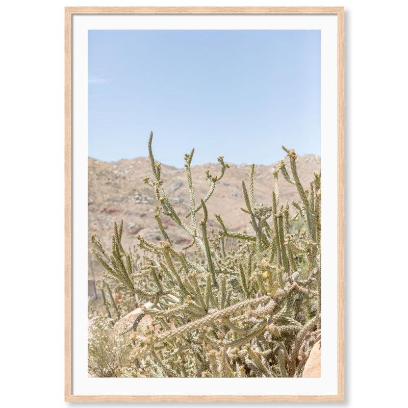 Baja California Print by Carly Tabak, 18" W x 25" H, Natural Wood