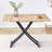 Brailee Metal Base Dining Table-521621467-521621466