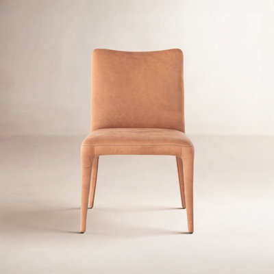 Keavy Genuine Leather Dining Chair