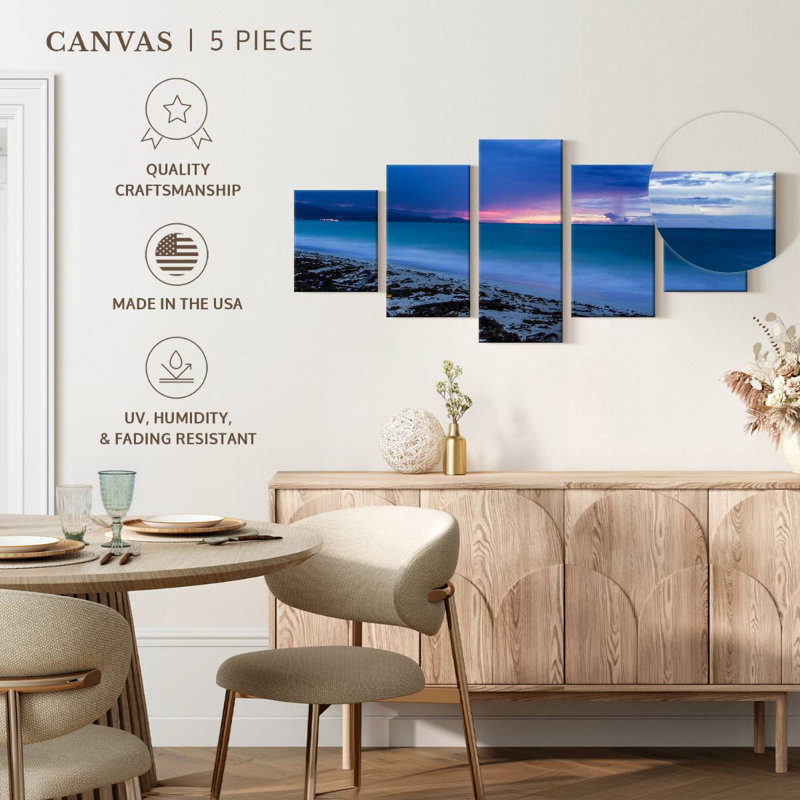 Jamaican Ocean View, 24" H x 55" W