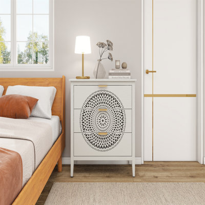 Huertas 31.5'' W 3 - Drawer Dresser