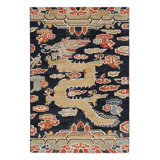 One-of-a-Kind Rectangle 6'2" X 9'1" Hand Knotted Area Rug