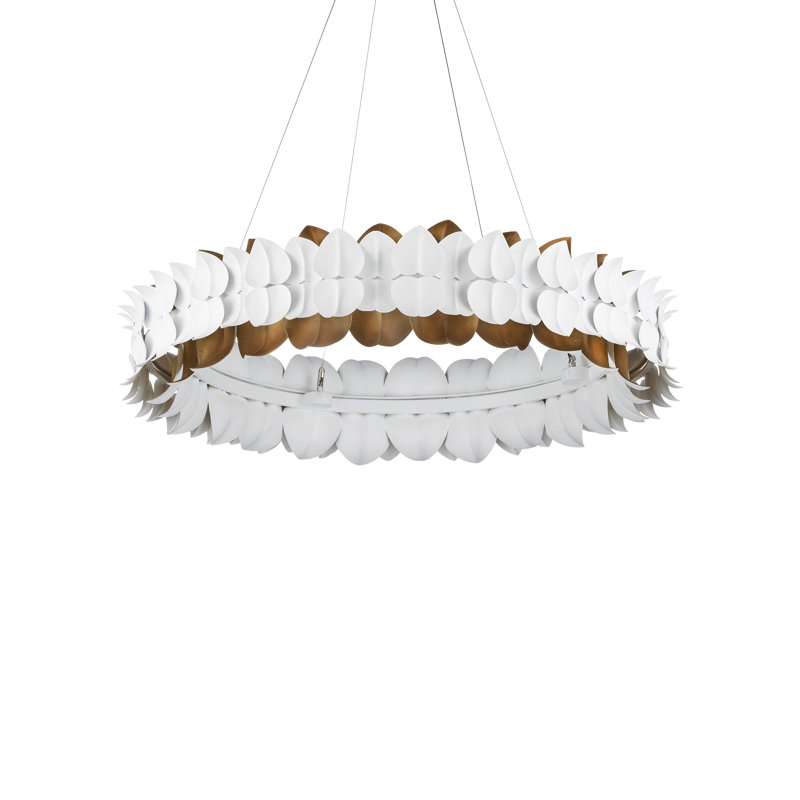 Aventine 1 - Light Wrought Iron LED Chandelier