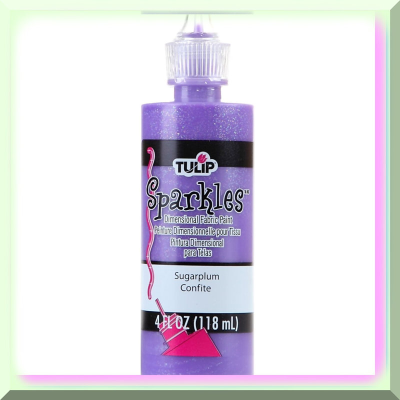 Sparkling Plum Dimensional Fabric Paint 4oz