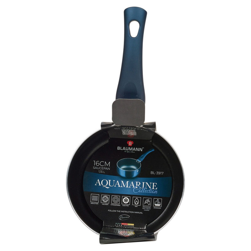Non-Stick Saucepan, Matte Black