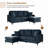 Besa Upholstered Sectional Reversible