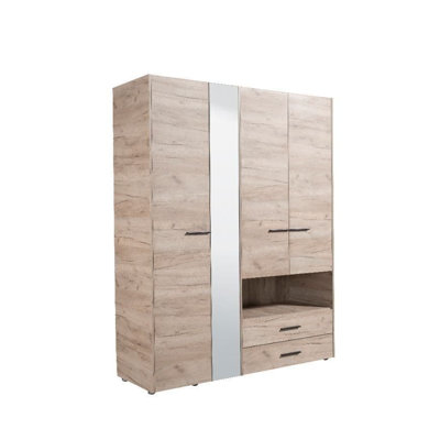Renier Solid Wood Wardrobe