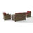 4 - Person Patio Conversation Set with Cushions-29546662-41588758