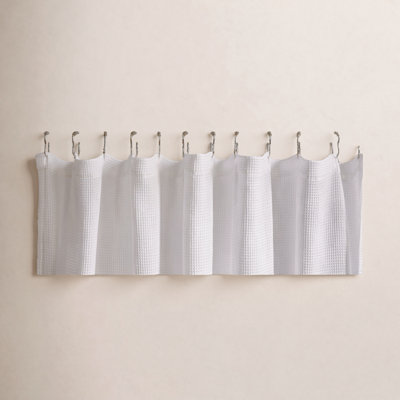 Waffle 100% Organic Cotton Shower Curtain