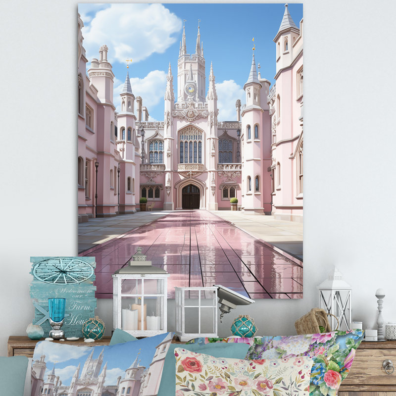 Université de Cambridge, reproduction extrêmement encadrée sur toile, H 40 po x l 30 po x P 1,5 po, Toile tendue