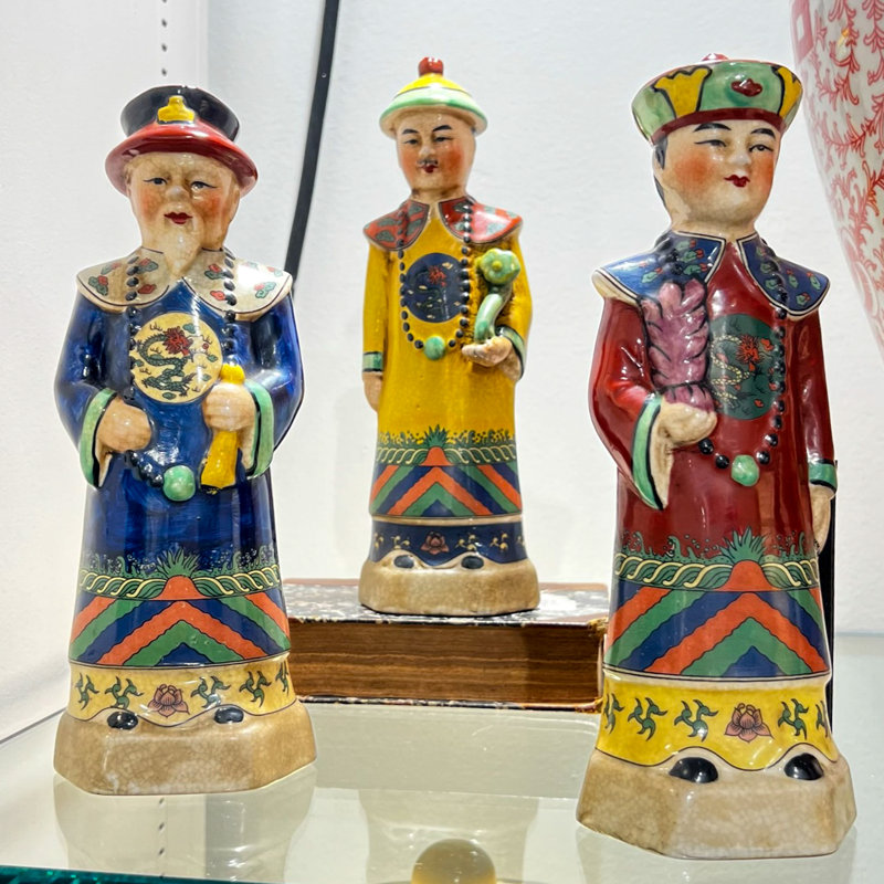 People Figurines & Sculptures, Yellow/Blue/Red