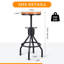 Swivel Counter Stool with Metal Frame-212191558-163467181