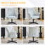 Chaise de bureau pivotante en velours 28,5 po-2072608284