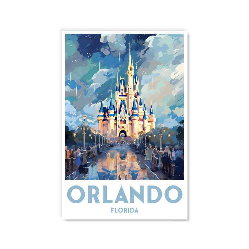 Analyssa " Disney World, Orlando ", 36" H x 24" W x 1" D