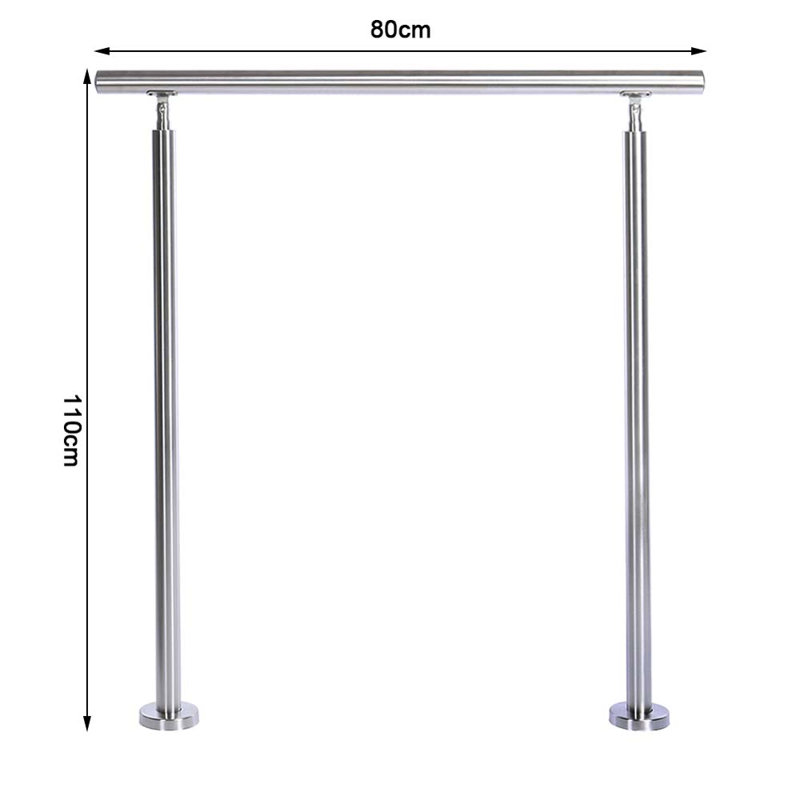 Quimir Stair Handrail, 110cm H x 80cm W x 7.5cm D
