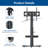 Rfiver Single Screen Floor Stand Mount