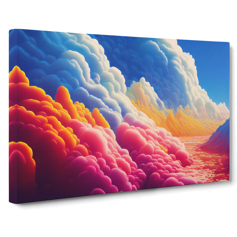 Colourful Clouds Vol.2 - Wrapped Canvas Print, 35cm H x 50cm W x 3cm D