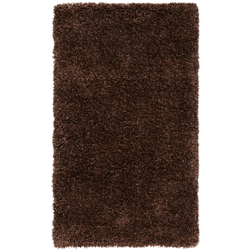 Tapis brun Angeliya, Brun, Rectangle de 5 pi 3 po x 7 pi 6 po