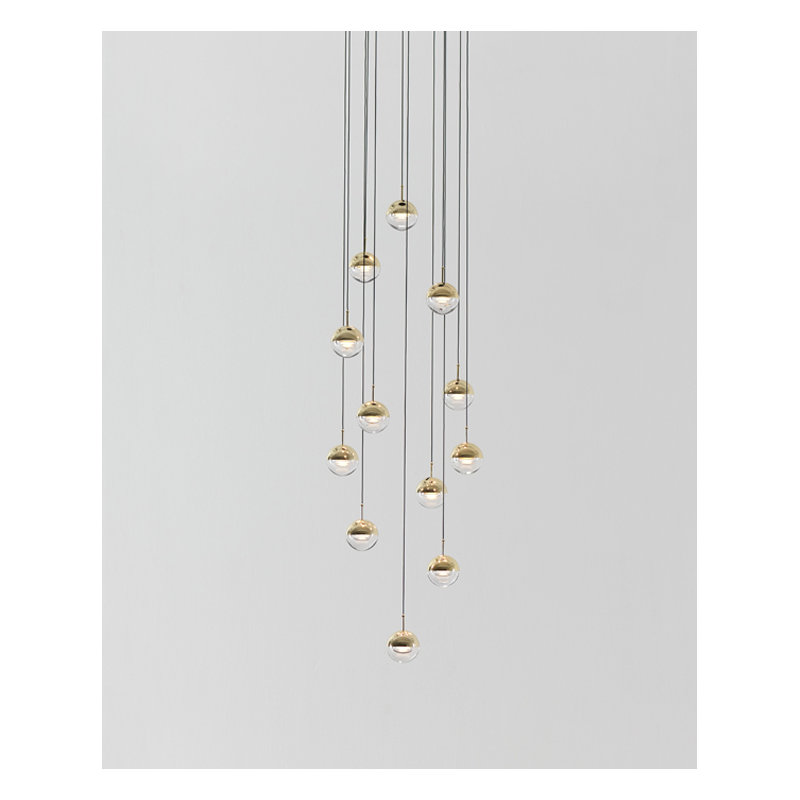 Dora 12 - Light Pendant, Brass