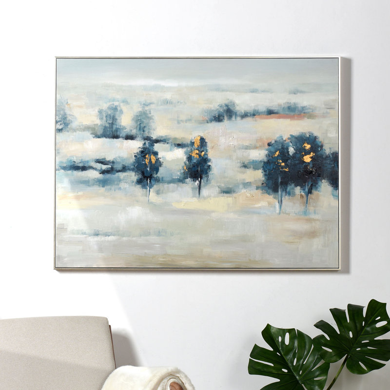"Trees in the Hill", art mural sur toile