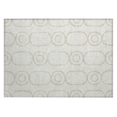 Machine Washable Indoor/Outdoor Adalaide ACN2344 Geometric Rug