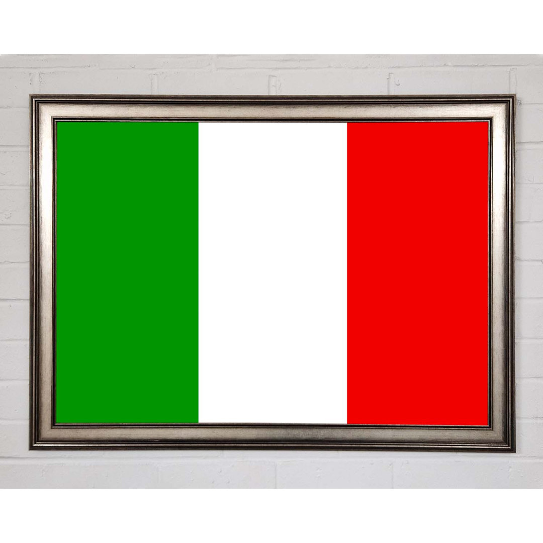 Flagge von Italien - Druck